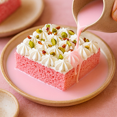Rose Milk Tres Leches 