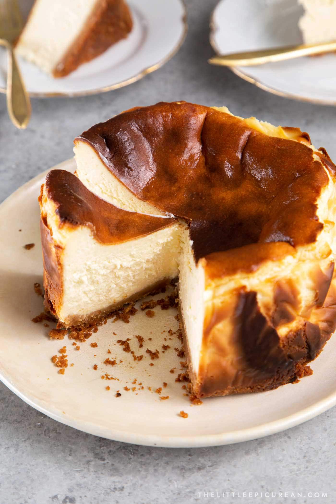 Classic Vanilla Basque Cheesecake
