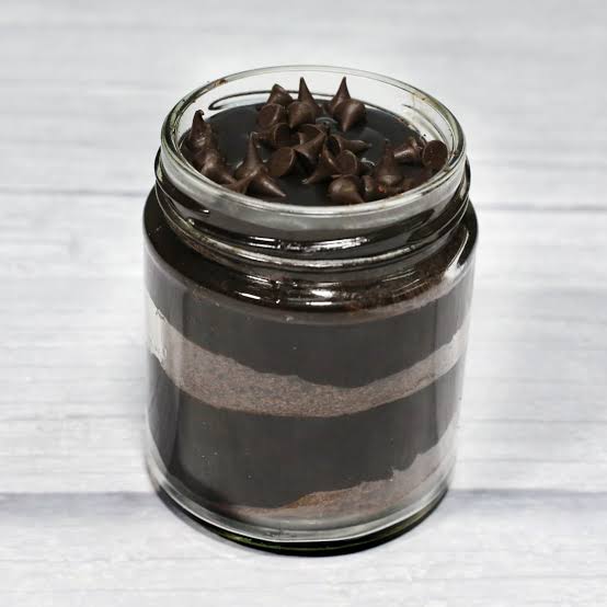 Intense Dark Jar Cake