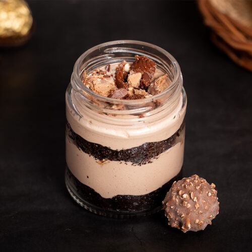 Ferrero Rocher Jar Cake