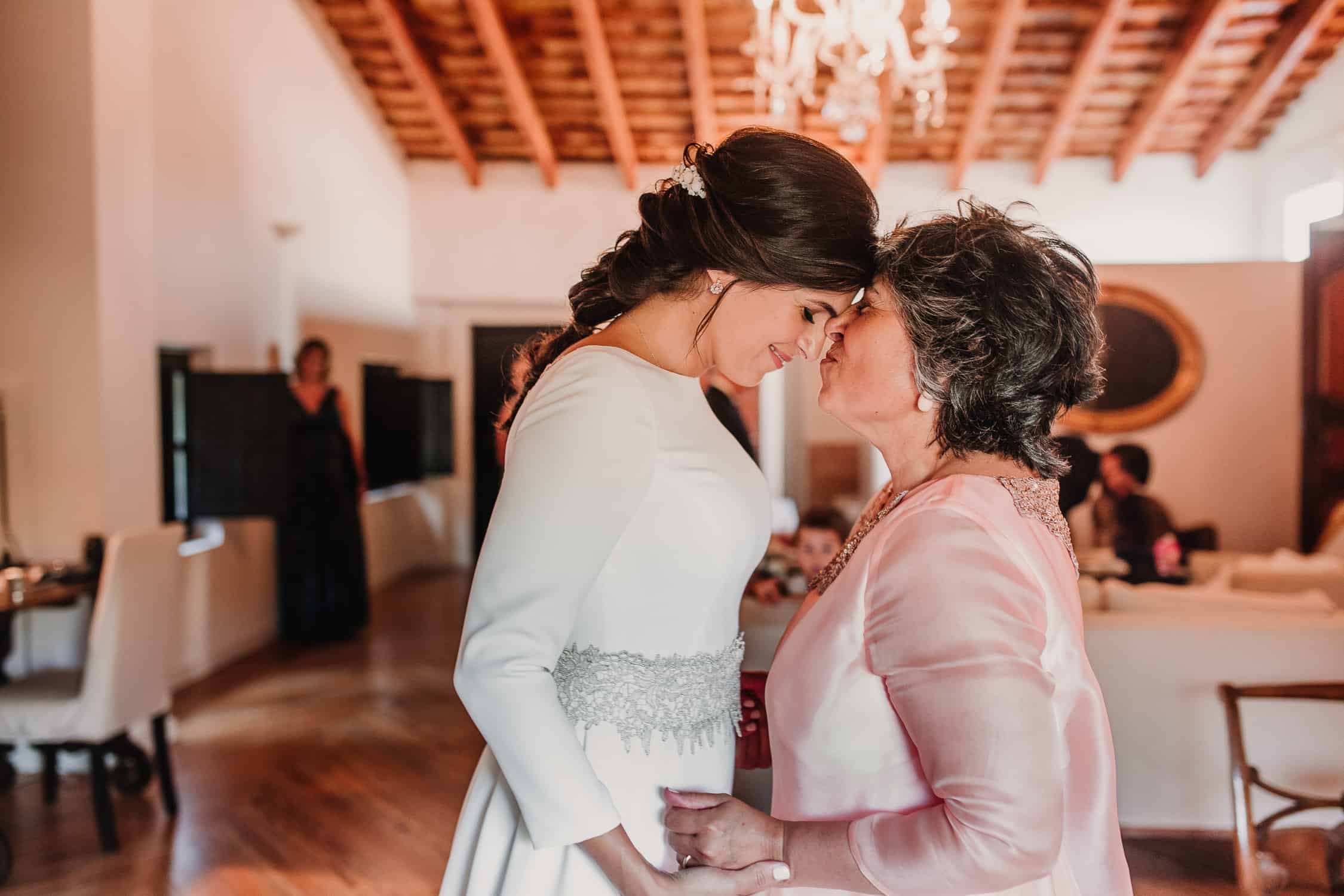 vestido de novia en masia