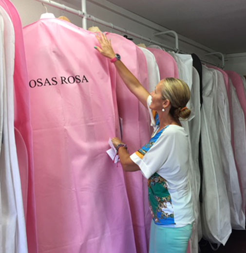 tienda de vestidos de novia valencia - rosas rosa