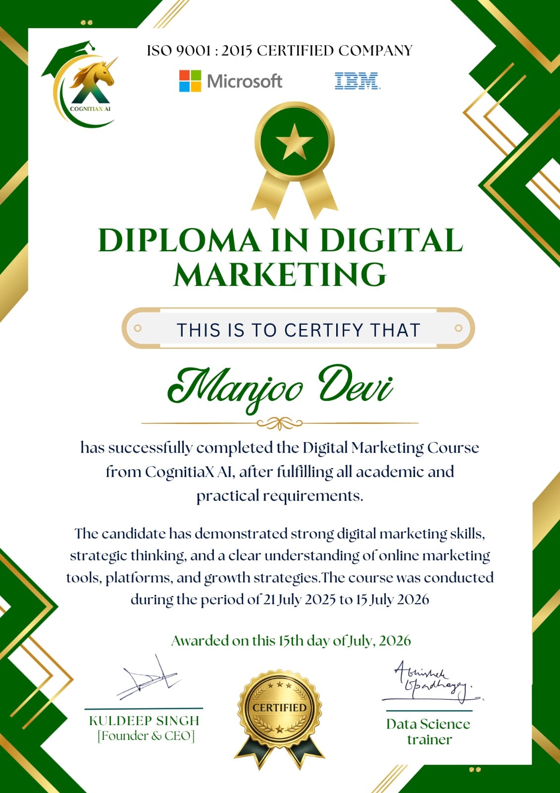 Digital Marketing Course