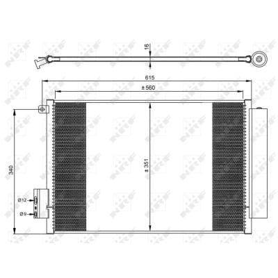 CONDENSADOR AIRE ACONDICIONADO (GLOBAL AC) 350065