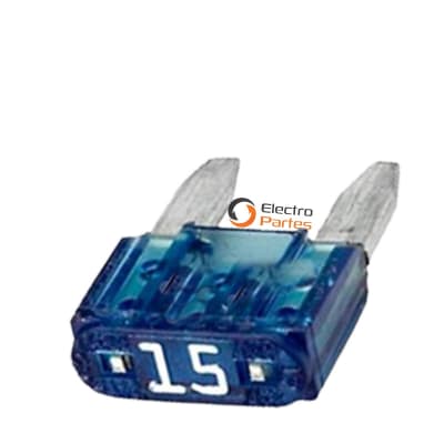 MINI FUSIBLE PERFIL BAJO 15AMP AZUL