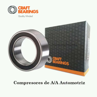 RODAMIENTO CLOCHE DEL COMPRESOR A/ACONDICIONADO  (35X52X20 MM)