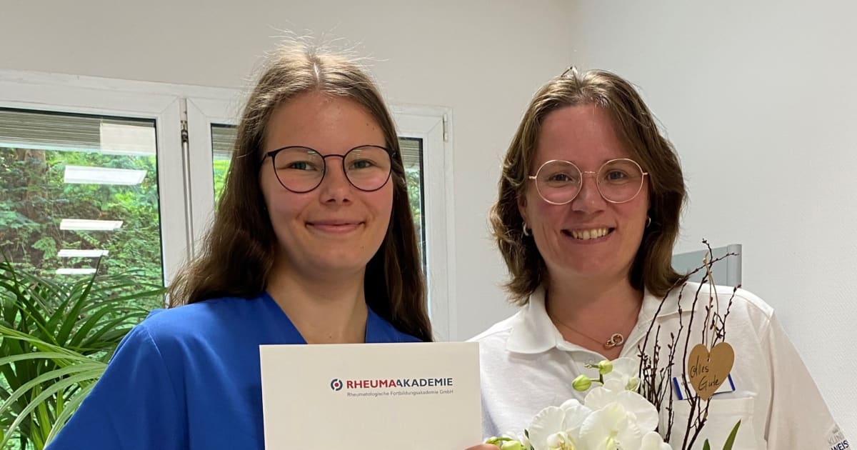 Prüfung zur rheumatologischen Fachassistenz bestanden