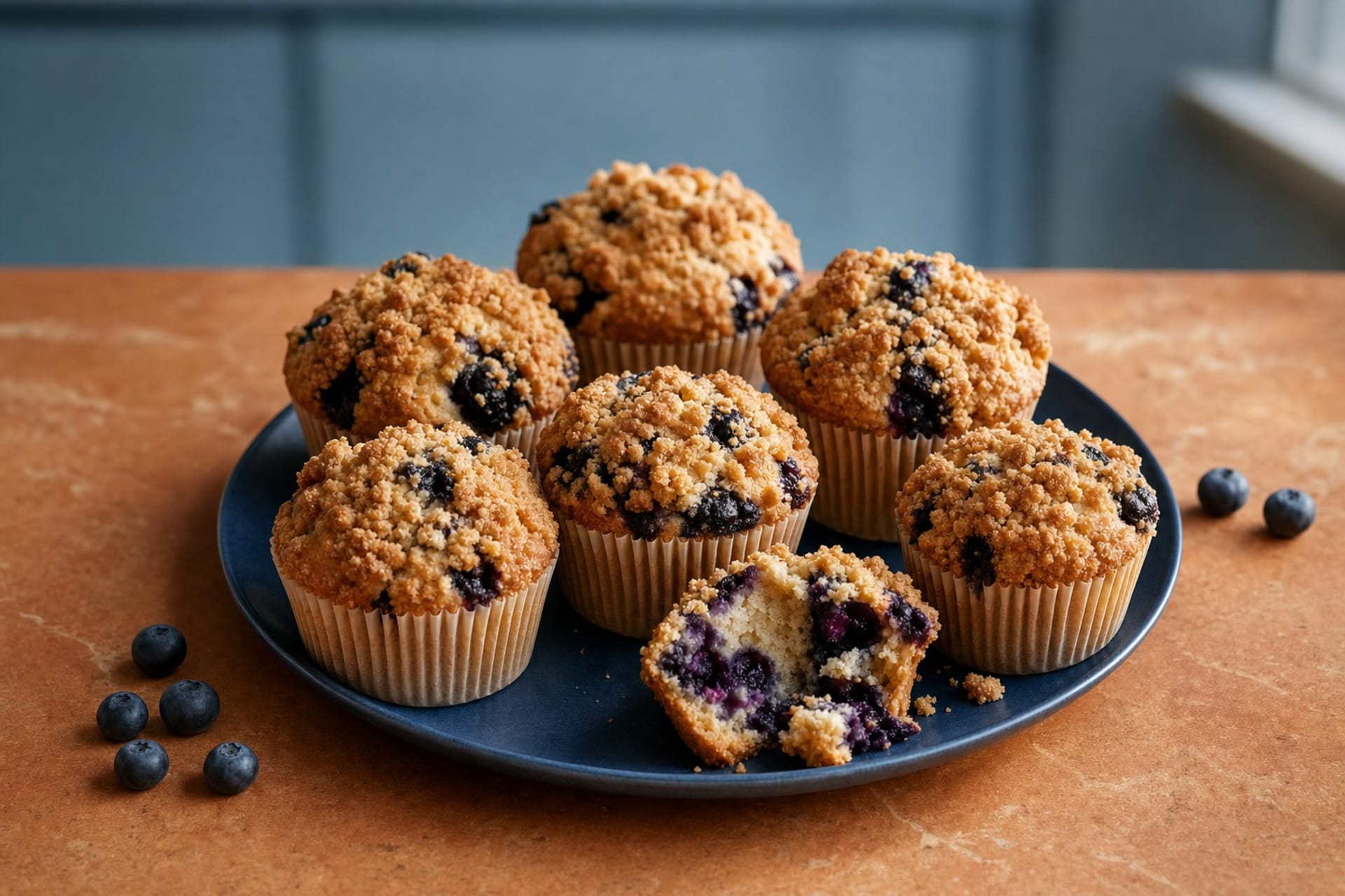 Heidelbeer-Streusel-Muffins