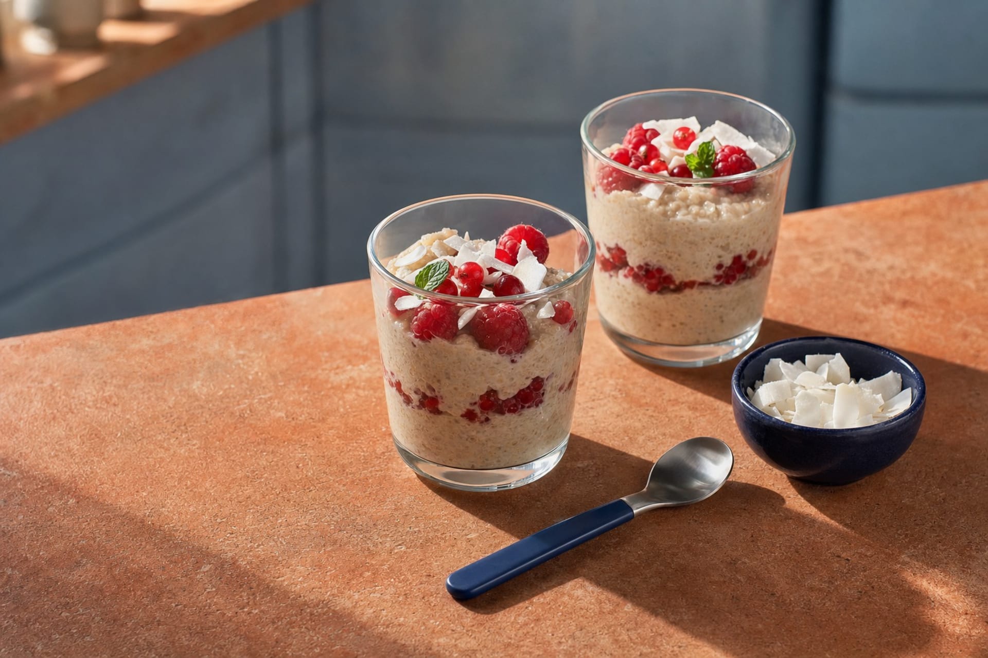 Himbeer-Kokos-Porridge