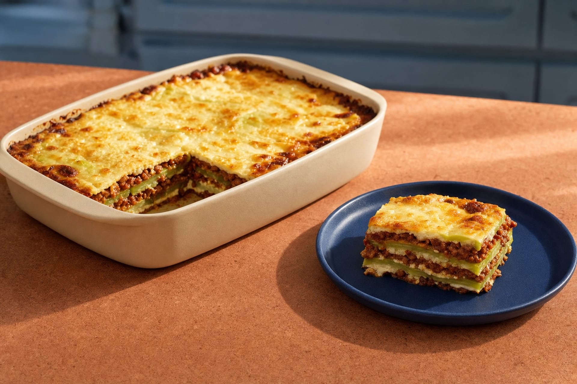 Kohlrabi-Lasagne