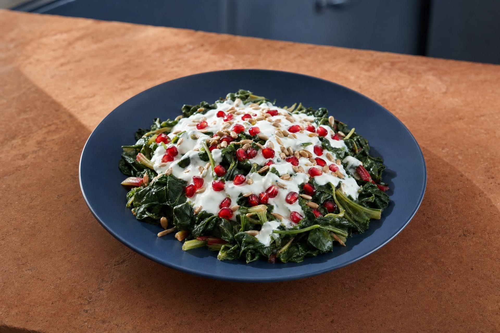 Mangold mit Joghurt-Sauce