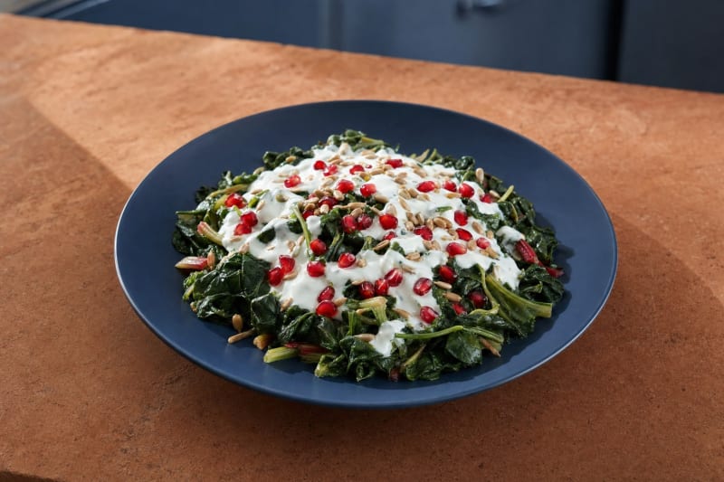 Mangold mit Joghurt-Sauce