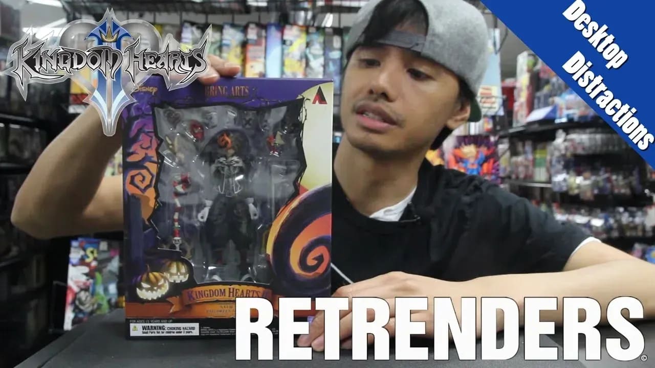 Desktop Distractions: EP5 Kingdom Hearts II Bring Arts Halloween Town Sora