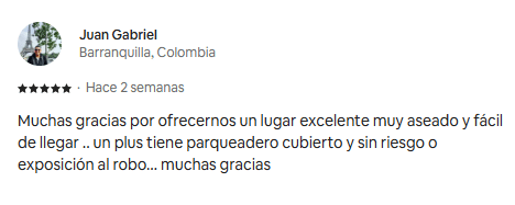 Reseña destacada de huésped 2