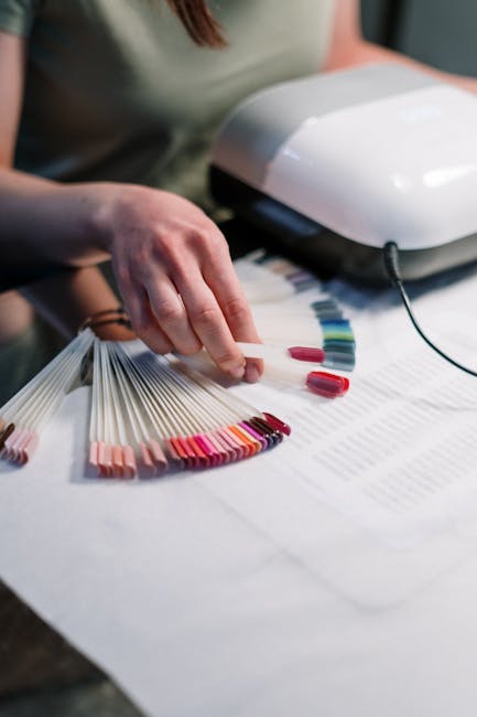 Modern acrylic nail extensions with premium finish - Bea nail technician Toronto