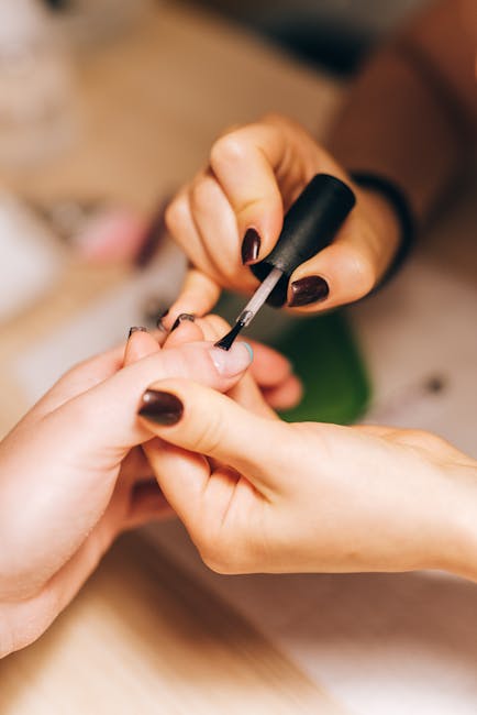 Professional bio gel nails design with intricate patterns - Toronto nail salon
