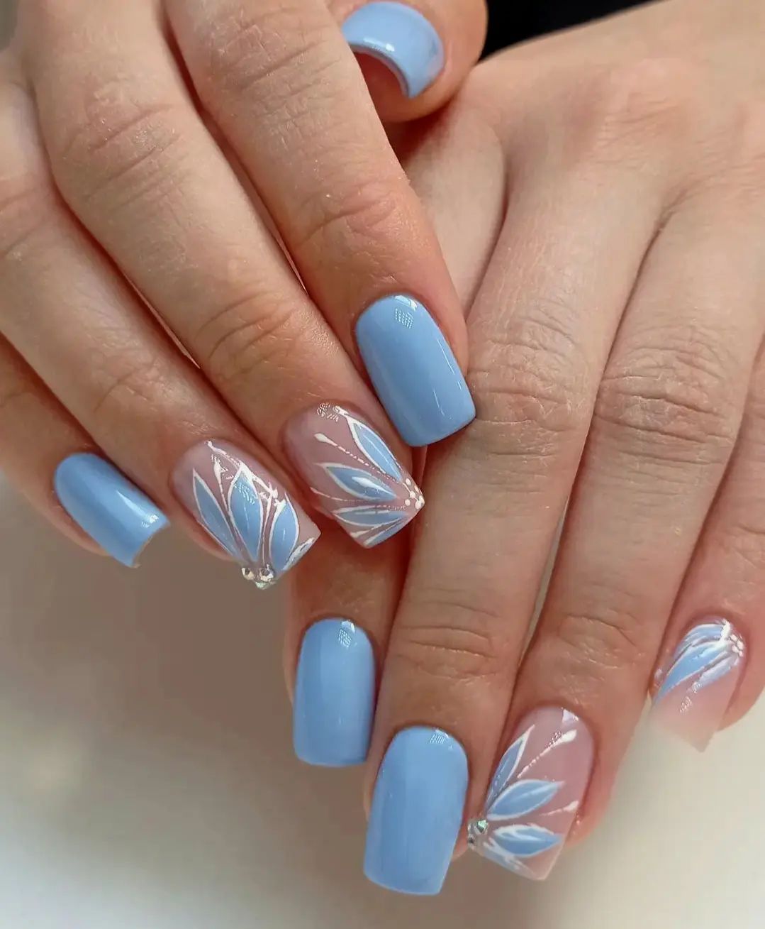 Professional nail design design with intricate patterns - Toronto nail salon