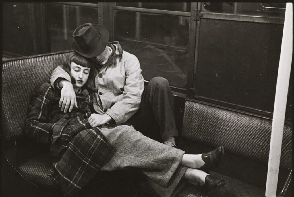 Stanley Kubrick for Look Magazine. Life and Love on the New York City Subway. 1947. © Museum of the City of New York. The LOOK Collection