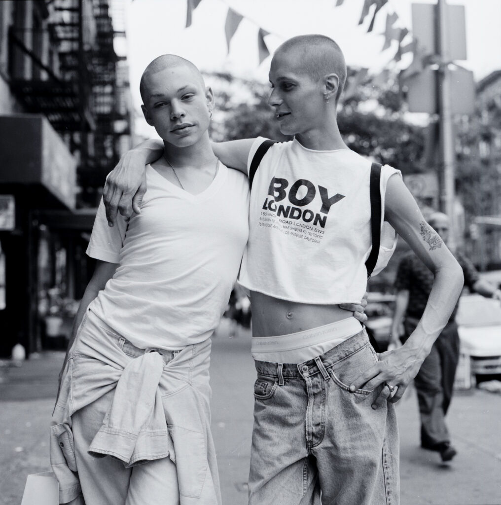 Jean and Chris, East Village, New York City, 1995 ©Janette Beckman