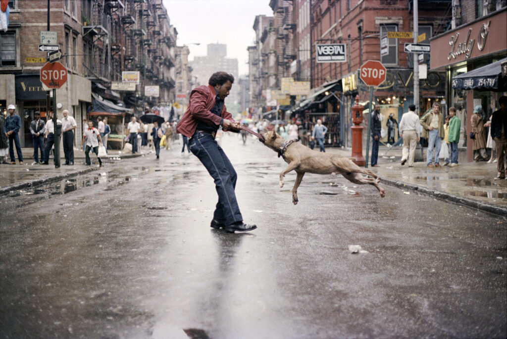 Man and Dog on the Lower East Side, 1980 ©Jamel Shabazz
