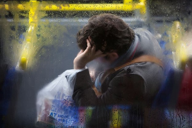 On The Night Bus, 2017 ©Nick Turpin