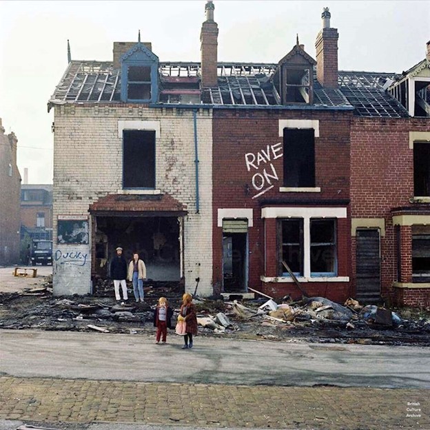 Rave On. Elford Place, Leeds, 1983 ©Peter Mitchell