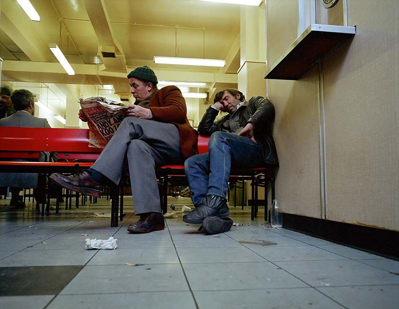 DHSS Emergency Centre, Elephant and Castle, South London, 1984 from Beyond Caring ©Paul Graham