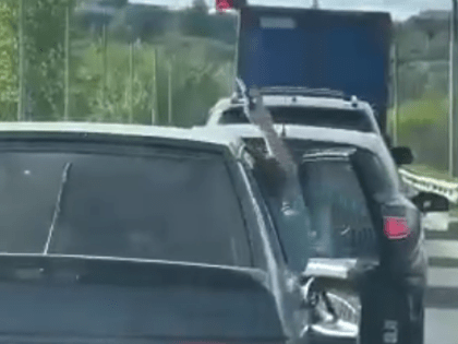 Во Владимире мужчина размахивал пистолетом на дороге