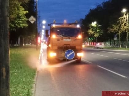 Летнюю уборку Владимира выполняют 24 единицы техники и 53 рабочих «ЦУГД»