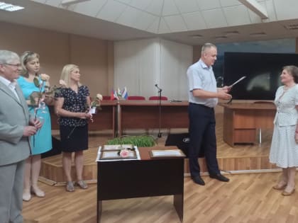 14 августа 2023 года. Поздравление казначейского коллектива отдела № 3 г. Радужный Управления Федерального казначейства по Владимирской области