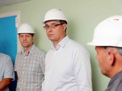Александр Авдеев оценил ход работ на строительстве акушерского корпуса городской больницы №1 в Коврове