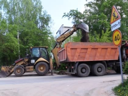 Ремонт дорог  идёт по графику