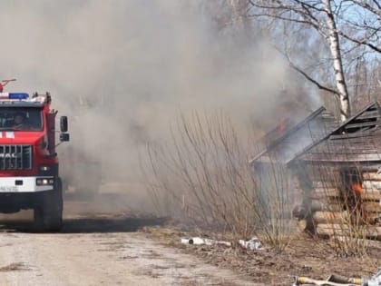 В поселке Сокол спасатели тушили легендарный низовой пожар