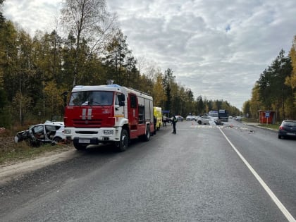 В результате аварии в Гусь-Хрустальном районе 2 водителя получили травмы