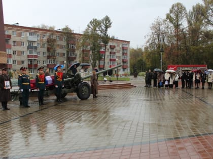 В Коврове перезахоронили останки красноармейца Ивана Чунаева