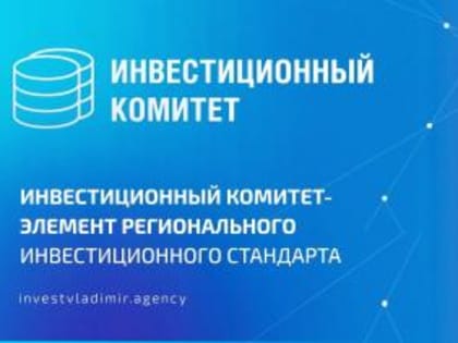 Инвестиционный комитет Владимирской области - один из элементов Регионального инвестиционного стандарта