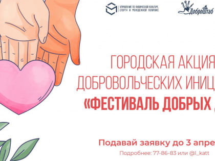 Владимирцев приглашают принять участие в фестивале добровольческих инициатив