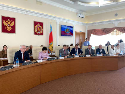 Участие в первом заседании  Законодательного Собрания Владимирской области восьмого созыва