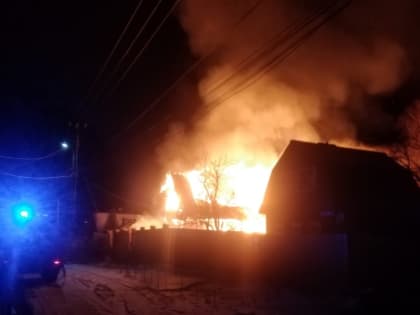 Во Владимирской области за один вечер сгорело два дома