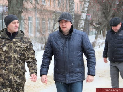 Дмитрий Наумов провел внеплановую проверку зимней уборки города Владимира