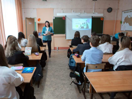 Журналисты в канун Дня учителя побывали в одной из самых престижных школ региона