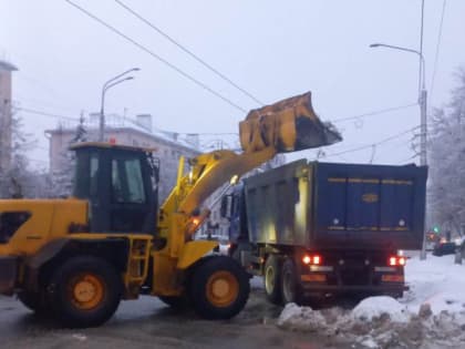 Зимняя уборка Владимира ведется круглосуточно и без выходных