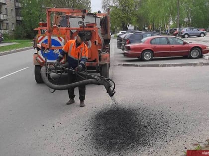 Во Владимире продолжается локальный ремонт дорог