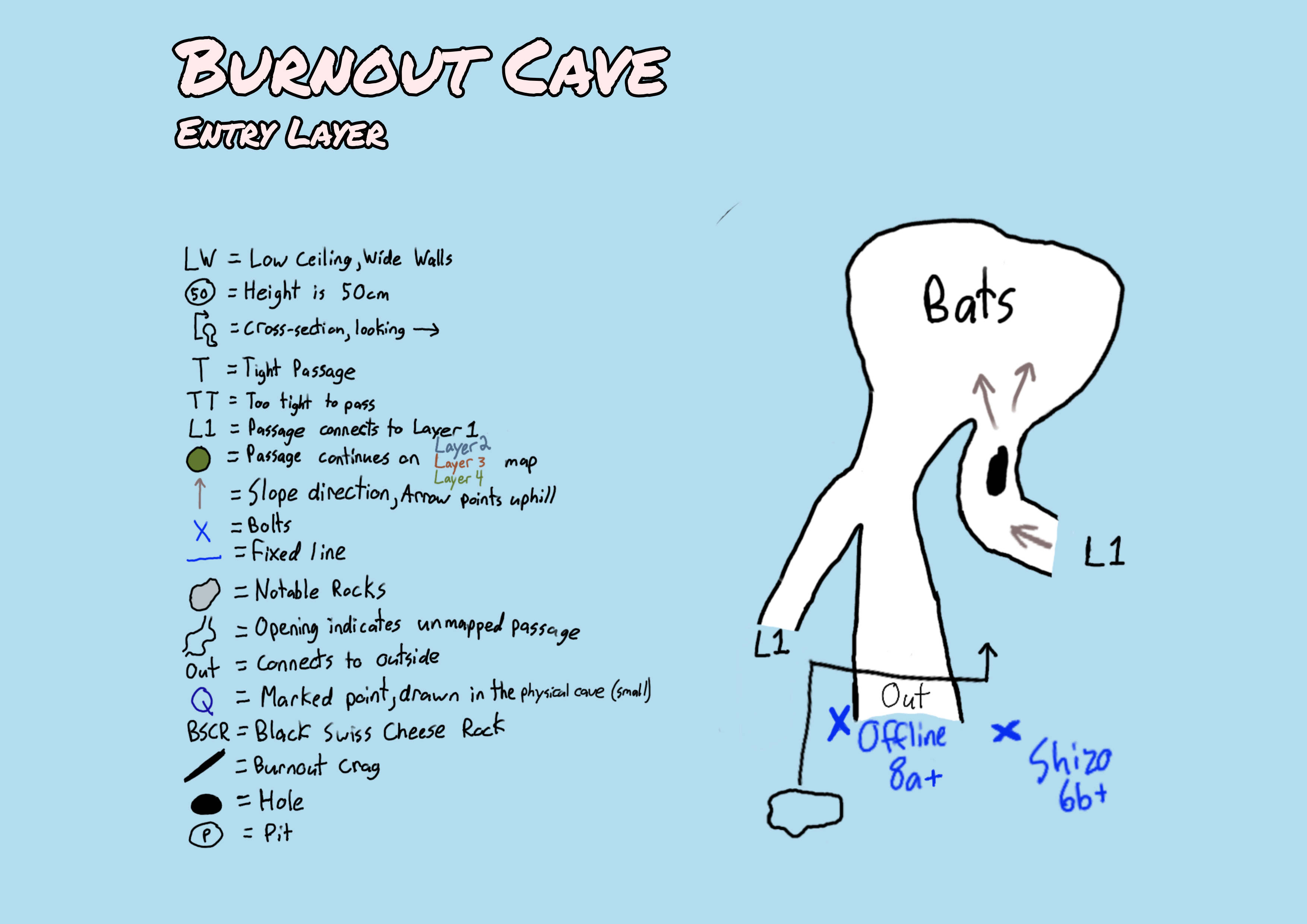 Burnout_Cave_Map layer zero with legend