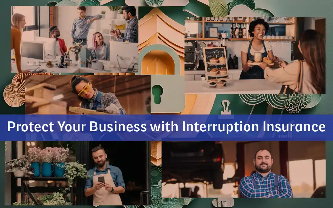 Interruption Insurance Typography