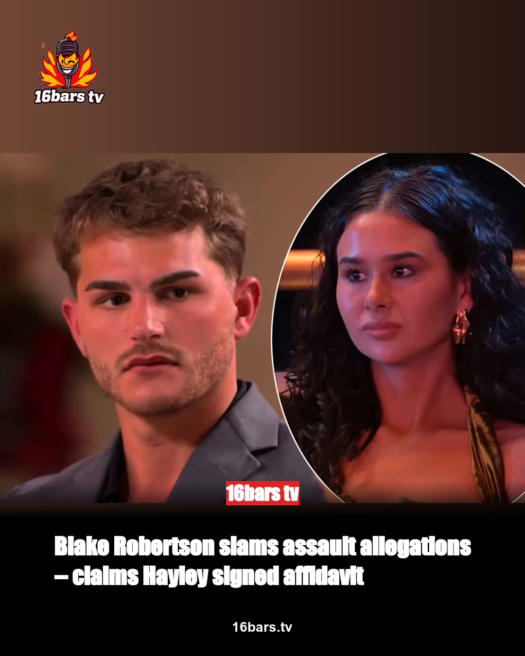 Blake Robertson slams assault allegations, claims Hayley signed affidavit