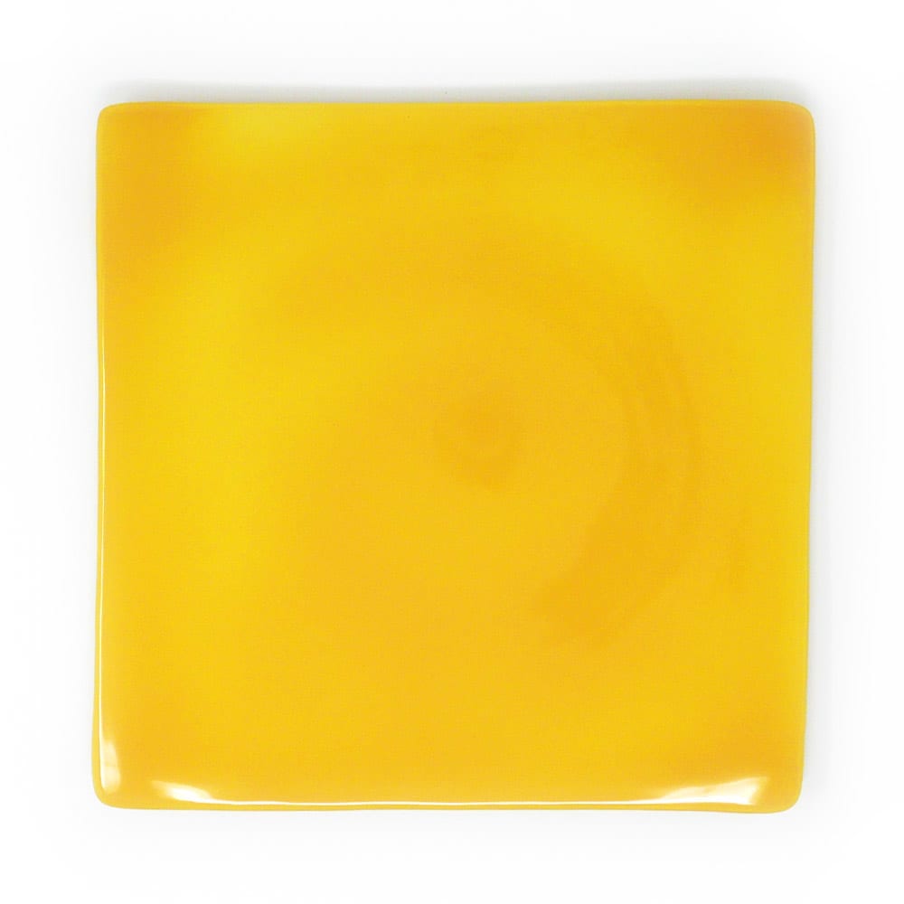 Assiette plate carrée Dudson Paintbox Marigold - 11 3/8 po · 4/caisse — image 1