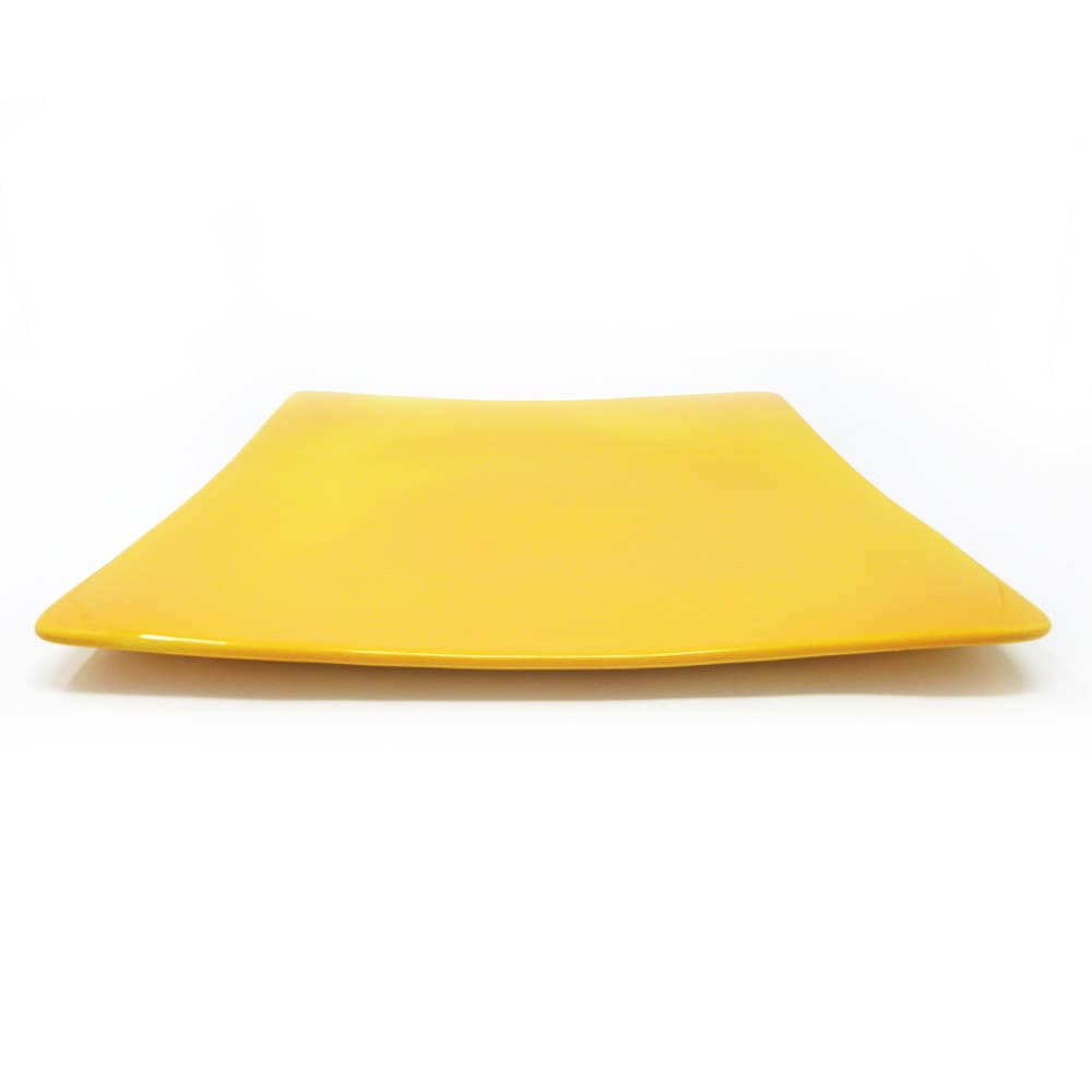 Assiette plate carrée Dudson Paintbox Marigold - 11 3/8 po · 4/caisse — image 3
