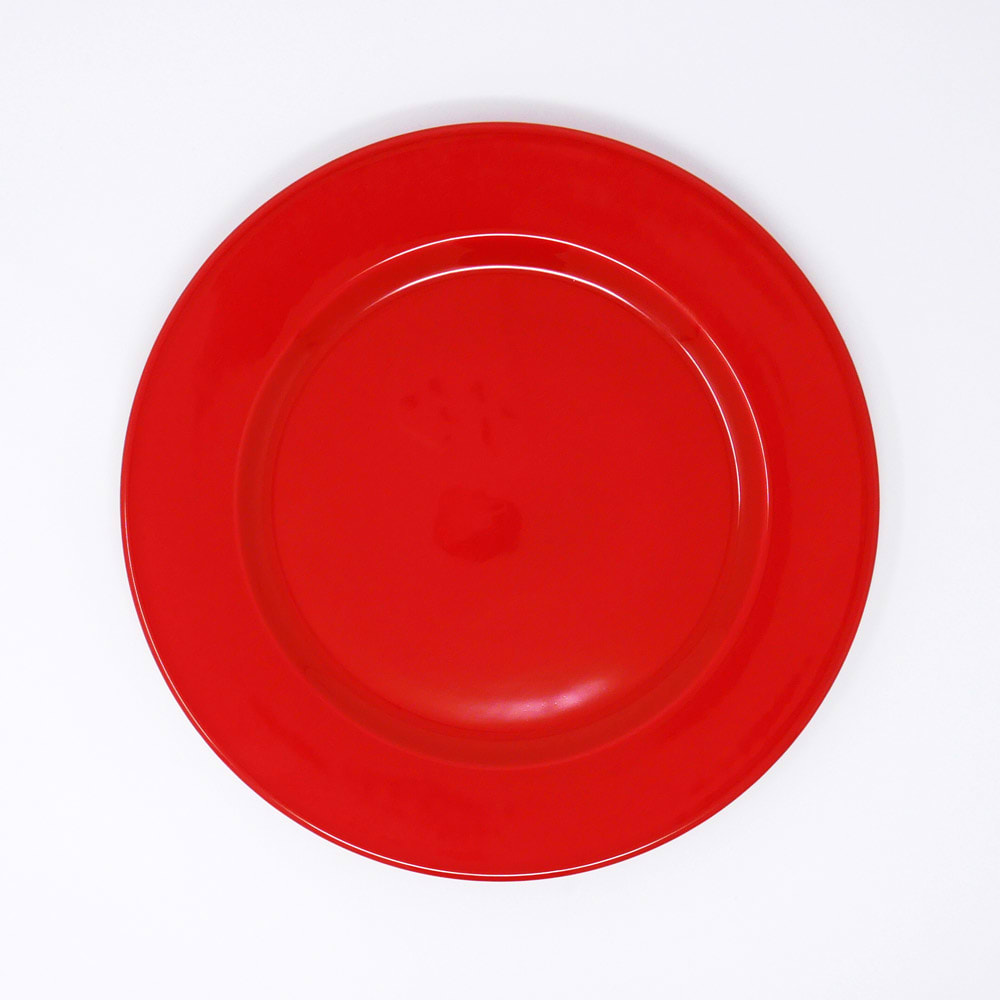 Assiette plate Dudson Paintbox Red Flame - 12 1/2 po · 12/caisse — image 1