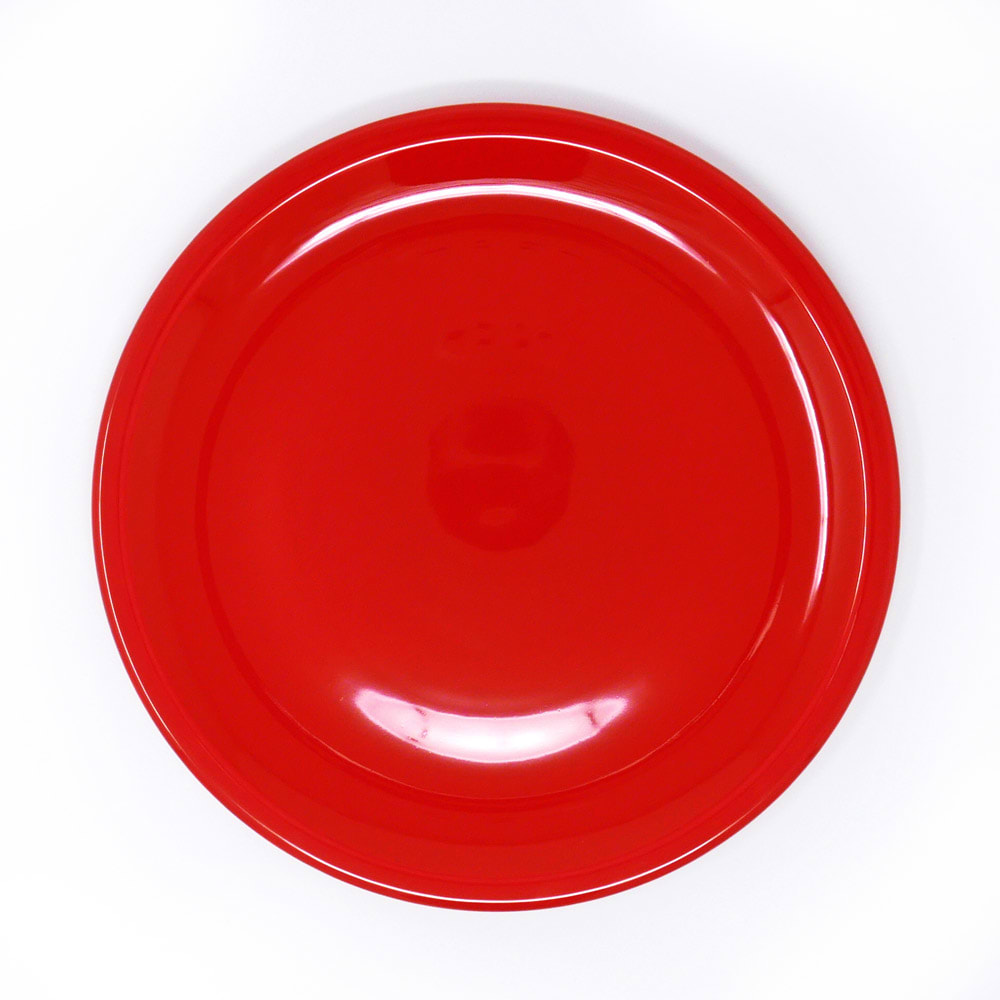 Assiette plate Dudson Paintbox Flame Red - Assiette à pizza · 12 1/4 po · 4/caisse — image 1